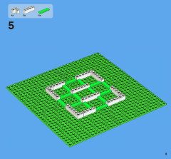 LEGO 3856 instructions page 9 – build guide