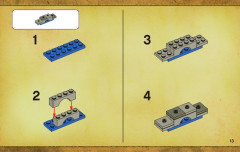 LEGO 3857 instructions page 13 – build guide
