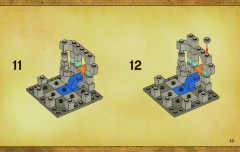 LEGO 3858 instructions page 13 – build guide