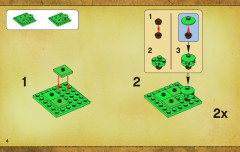 LEGO 3858 instructions page 4 – build guide