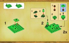 LEGO 3858 instructions page 5 – build guide