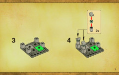 LEGO 3858 instructions page 7 – build guide