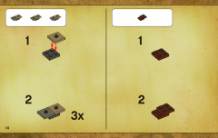 LEGO 3859 instructions page 14 – build guide