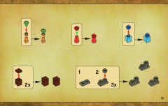 LEGO 3859 instructions page 19 – build guide