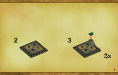 LEGO 3859 instructions page 5 – build guide