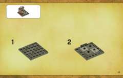 LEGO 3860 instructions page 13 – build guide