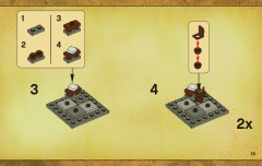 LEGO 3860 instructions page 19 – build guide
