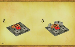 LEGO 3860 instructions page 22 – build guide