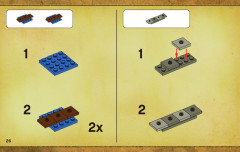 LEGO 3860 instructions page 26 – build guide