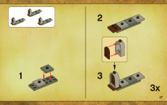 LEGO 3860 instructions page 27 – build guide