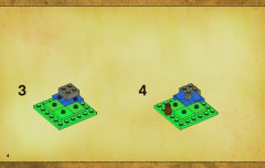 LEGO 3860 instructions page 4 – build guide