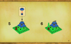 LEGO 3860 instructions page 5 – build guide