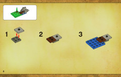 LEGO 3860 instructions page 6 – build guide