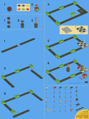 LEGO 3861 instructions page 2 – build guide