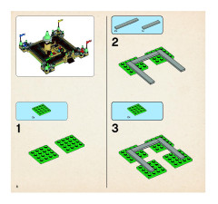 LEGO 3862 instructions page 8 – build guide