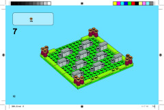 LEGO 3864 instructions page 12 – build guide