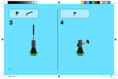 LEGO 3864 instructions page 4 – build guide
