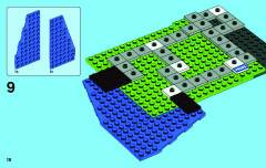 LEGO 3865 instructions page 18 – build guide