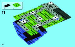 LEGO 3865 instructions page 20 – build guide