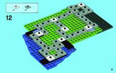 LEGO 3865 instructions page 21 – build guide