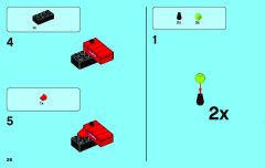 LEGO 3865 instructions page 26 – build guide