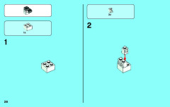 LEGO 3865 instructions page 28 – build guide