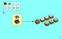 LEGO 3865 instructions page 3 – build guide