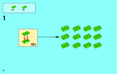 LEGO 3865 instructions page 4 – build guide
