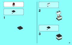 LEGO 3865 instructions page 41 – build guide