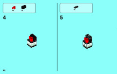 LEGO 3865 instructions page 42 – build guide