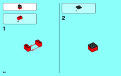 LEGO 3865 instructions page 44 – build guide