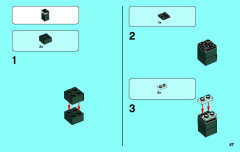 LEGO 3865 instructions page 47 – build guide