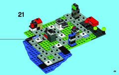 LEGO 3865 instructions page 49 – build guide