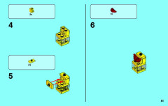 LEGO 3865 instructions page 51 – build guide
