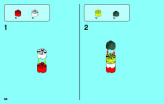 LEGO 3865 instructions page 52 – build guide