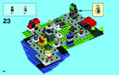 LEGO 3865 instructions page 54 – build guide
