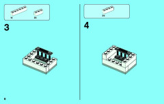 LEGO 3865 instructions page 6 – build guide
