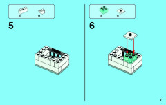 LEGO 3865 instructions page 7 – build guide