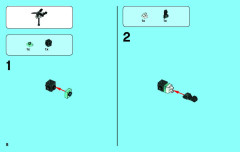 LEGO 3865 instructions page 8 – build guide