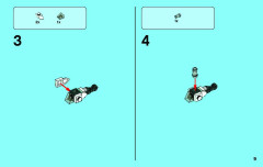 LEGO 3865 instructions page 9 – build guide