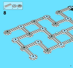 LEGO 3866 instructions page 11 – build guide
