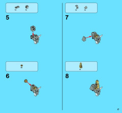 LEGO 3866 instructions page 17 – build guide