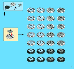 LEGO 3866 instructions page 3 – build guide