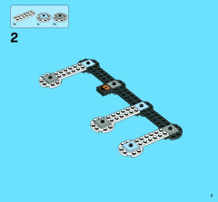 LEGO 3866 instructions page 5 – build guide