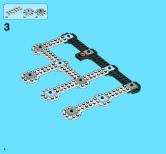 LEGO 3866 instructions page 6 – build guide