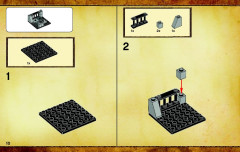 LEGO 3874 instructions page 10 – build guide