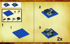 LEGO 3874 instructions page 12 – build guide