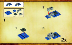 LEGO 3874 instructions page 13 – build guide