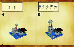 LEGO 3874 instructions page 16 – build guide