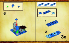 LEGO 3874 instructions page 17 – build guide